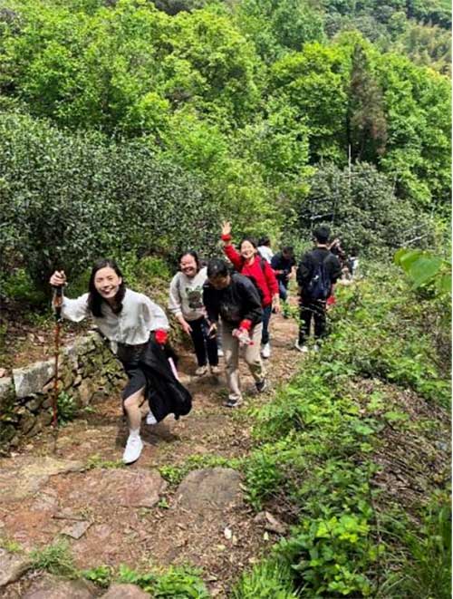 【登山望湖 走進春天】上海創力集團開展2024年山野徒步活動(圖3)