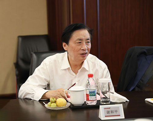 中國工程院院士謝和平一行蒞臨創力集團考察指導(圖4)